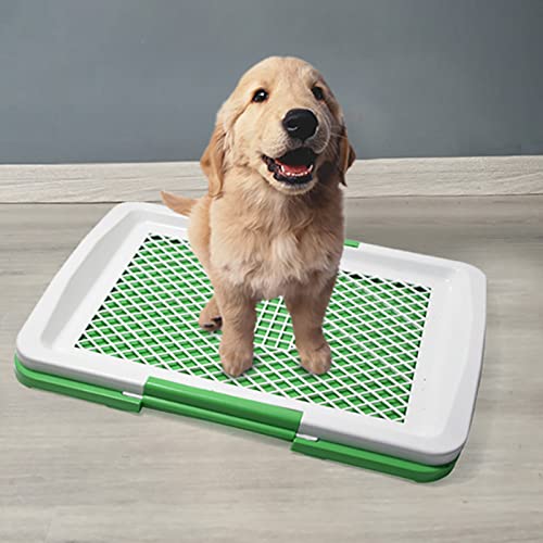  SAZAO Grass Pad For Dogs, Puppy Dog Pee Grass Pad With Tray, Dog Training Pee Pad, Washable Artificial Dog Potty Grass For Indoor Home