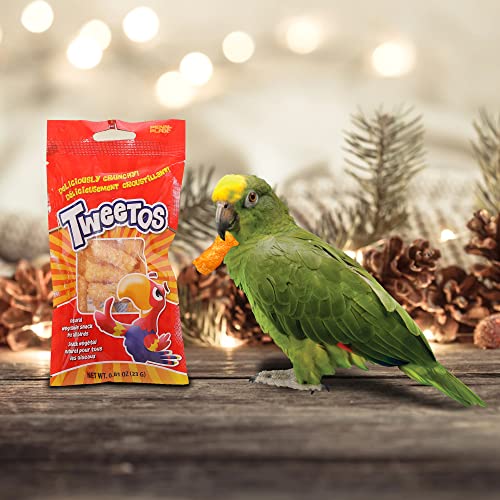  Penn-Plax Tweet Eats Holiday Stocking Gift Bundle – Natural Pet Treats For Birds – Includes Tweetos, Mighty Beak Tweets, And Crispy Tweets – 7 Pieces