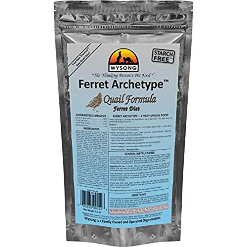  Wysong 858053 Ferret Archetype Quail Formula - Raw Ferret Food - 7.5 Ounce Bag