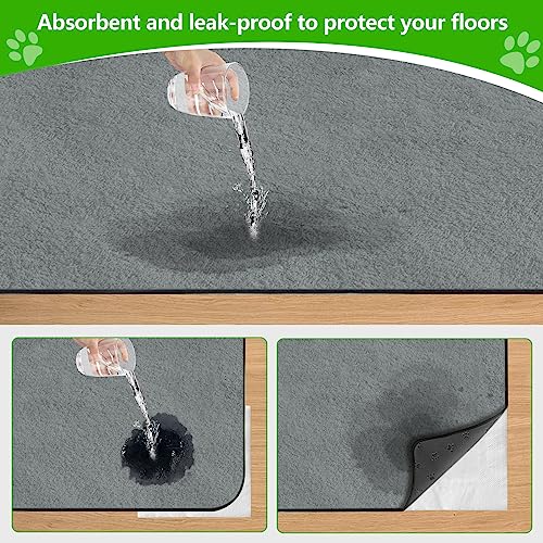  Loytryal Washable Pee Pads For Dogs, 72x72 Inches 2 Pack Extra Large Reusable Dog Pee Pads Washable Large Dog Pee Pad For Potty Training, Travel