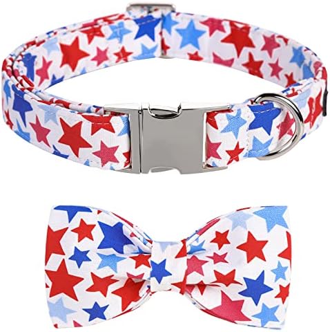  ARING PET Bowtie Dog Collar, Dog Collar With Bow, Adjustable Dog Collars For Small Medium Large Dogs.