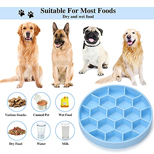  ALLYGOODS Silicone Slow Feeder Large Breed/Medium Sized Dog/Small Breed - Dog Food Bowls - Dog Dishes For Big Dogs