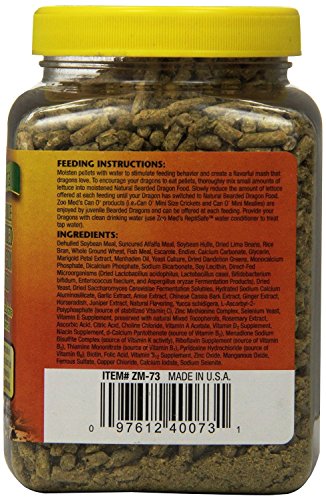  Zoo Med Bearded Dragon Food 10oz (3 Pack)