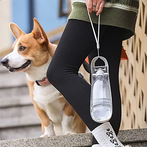  AACARB Cat Water Dispenser, Portable Pet Dog Cat Water Bottle Travel Cups Drinking Bowl Outdoor Feeder Leak Proof Dog Water Dispenser Pet Products For Dogs (Color : Orange)