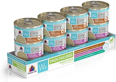  Weruva Wx Phos Focused, Tilapia & Tuna Formula In A Hydrating Purée, 3oz Can (Pack Of 12)