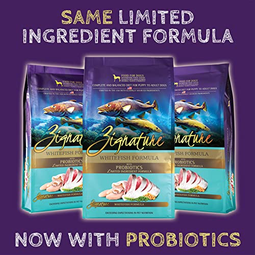  Zignature Whitefish Limited Ingredient Formula Dry Dog Food 25lb