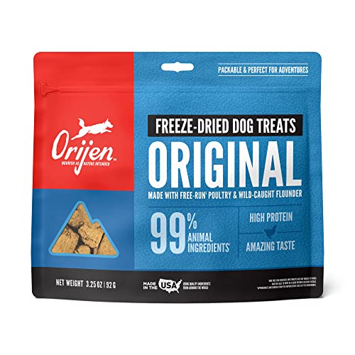  ORIJEN Freeze Dried Original Dog Treats, WholePrey Ingredients, 3.25oz