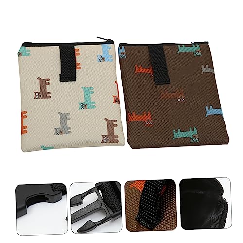  Mipcase Dog Treat Training Pouch 2pcs Dog Training Fanny Pack Dog Treat Training Pouch Fabric (Polyester) Pet Food Bag Outdoor Pet Training Treat Pouch Dog Food Dog Treat Bag Pet Snack Bag