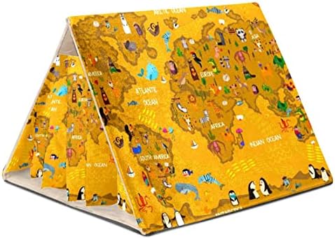  Y-DSIWX Guinea Pig Hideout House Bed, Fast Food Hot Dog Pattern Green Rabbit Cave, Squirrel Chinchilla Hamster Hedgehog Nest Cage