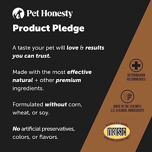  Pet Honesty Flea & Tick Support Supplement - Flea And Tick Soft Chew For Dogs, No Harsh Chemicals, Natural Way To Enjoy The Outdoors - Hickory Bacon (90 Count)