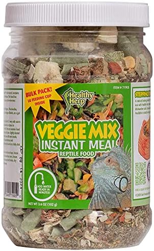  Healthy Herp Veggie Mix Instant Meal 7.5-Ounce (212.63 Grams) Jar