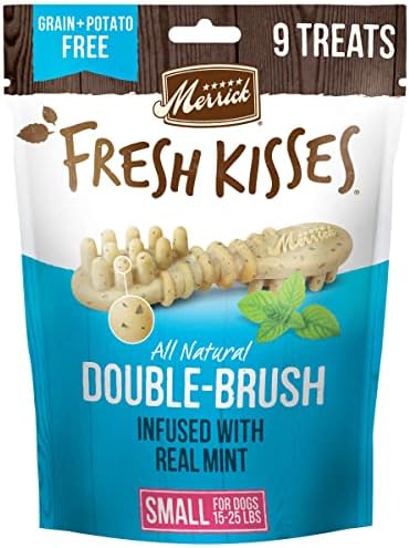  Merrick Fresh Kisses Oral Care Dental Dog Treats For Small Dogs 15-25 Lbs