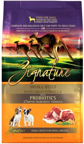  Zignature Trout & Salmon Limited Ingredient Formula Dry Dog Food Small Bites 4lb