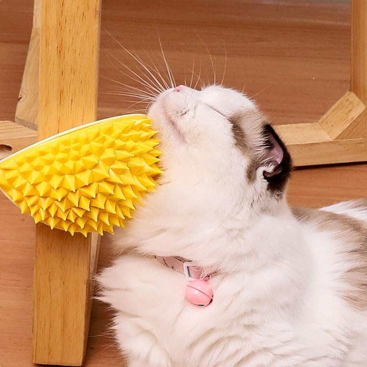  Durian Multifunctional Toys,Durian Cat Scratcher, Durian Shell Cat, Massaging And Removing Floating Hair Cat Dog Toys (2 Pcs)
