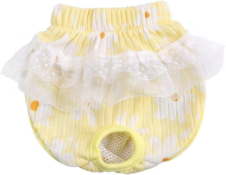  Cute Pet Bitch Physiological Panties Shih Tzu Yorkie Teddy Diaper Puppy Pants Small And Medium-Sized Dog Panties A3 M