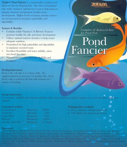  Zeigler : Pond Fancier KFZ22-(5-lb Bag)