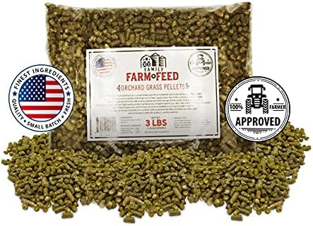  FAMILY FARM AND FEED | Alfalfa Hay Food | Small Pet | Young And Adult | Pellets | 5 Pounds