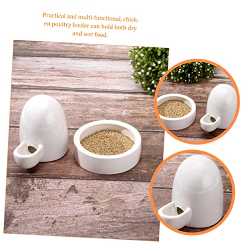 OFFSCH 1 Set Rutin Chicken Drinker Pet Feeder Pigeon Feeder Food Containers Chicken Water Cups Dog Water Dispenser Reptile Feeding Dish Pet Feeding Supplies Poultry Feeding Trough Pigeon