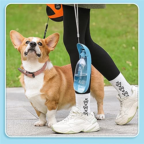  AYENCI Cat Automatic Water, 550Ml Pet Dog/Kitten Accompanying Water Cup Go Out Outdoor Feeding Water Drinking Fountain Portable Multi-Capacity Water Bottle (Color : Orange)