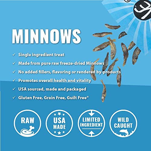  Vital Cat Freeze-Dried All-Natural Minnows Cat Treats, 0.5 Oz.