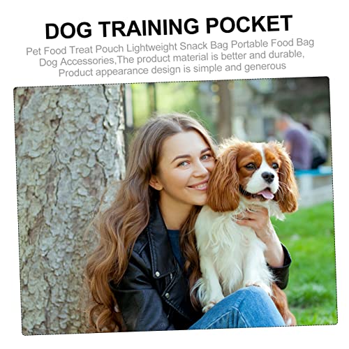  Mipcase 3pcs Dog Training Fanny Pack Tiny Dog Treats Food Snacks Training Dog Treats Dog Treat Bag Puppy Snacks Dog Treat Pouch Dog Food Carrier Pet Food Treat Pouch Pet Food Carrier Toy