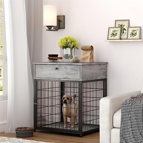  ACQUIRE Dog Crates For Small Dogs Wooden Dog Kennel Dog Crate End Table, Nightstand (Color : D, Size : As Shown)