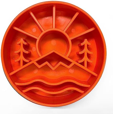  SodaPup Bones EMat – Durable Lick Mat Feeder Made In USA From Non-Toxic, Pet-Safe, Food Safe Rubber For Mental Stimulation, Avoiding Overfeeding, Fresh Breath, Digestive Health, Calming, & More
