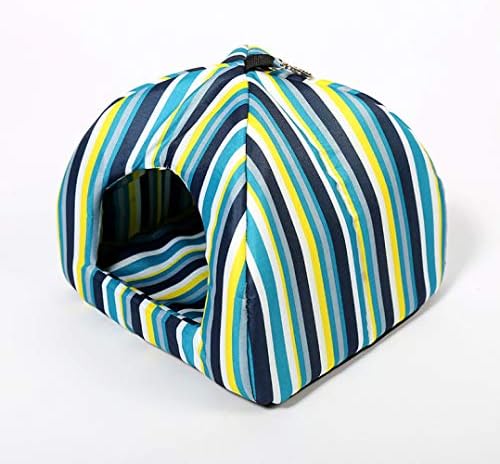  Summer Dog Bed For Large Medium Small Dogs Stripe Bird Cat Kennel House Pet Indoor Outdoor Puppy Tent