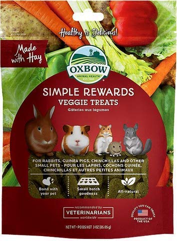  Oxbow Simple Rewards Veggie Treats For Rabbits, Guinea Pigs, Hamsters And Other Small Pets