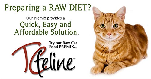  TCfeline RAW Cat Food Premix/Supplement To Make A Homemade, All Natural, Grain Free, Holistic Diet – Original Version With No Liver (Trial 4.2 Oz) Egg Free Formula