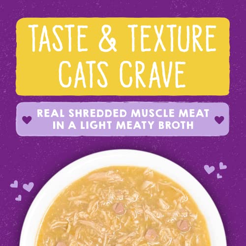  Stella & Chewy’s Carnivore Cravings Savory Shreds Cans – Grain Free, Protein Rich Wet Cat Food – Cage-Free Chicken & Chicken Liver Recipe – (5.2 Ounce Cans, Case Of 24)