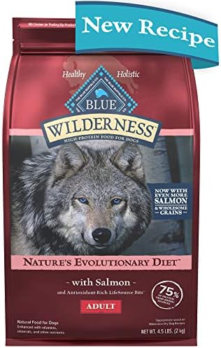 Blue Buffalo Wilderness High Protein Natural Adult Dry Dog Food Plus Wholesome Grains, Chicken 24 Lb Bag