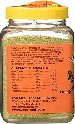  Zoo Med Natural Cricket Care 10 Oz - Pack Of 12