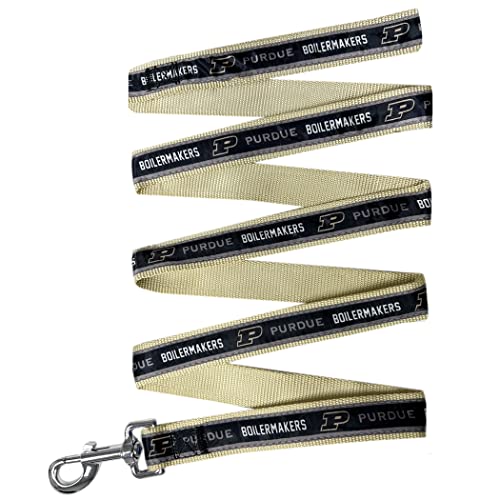  NCAA PET Leash Purdue Boilermakers Dog Leash, Medium Collegiate Team Leash For Dogs & Cats. A Sporty, Shiny & Colorful Cat Leash & Dog Leash Licensed By The College
