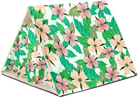 Y-DSIWX Guinea Pig Hideout House Bed, Fast Food Hot Dog Pattern Green Rabbit Cave, Squirrel Chinchilla Hamster Hedgehog Nest Cage