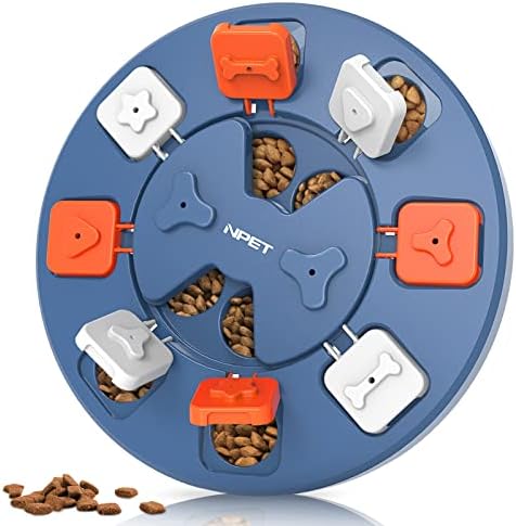  NPET Dog Puzzle Toy, Interactive Dog Toys For Small & Medium Dogs, Dog Enrichment Toys For Pet IQ Training & Mental Enrichment (Green, Level 1)