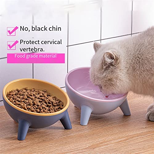  AYENCI Cat Automatic Water, Cat Feeding Bowl Dog Elevated Food Pet High Shelf Feeder Bowl Puppy Protects The Cervical Spine Water Bottle Food Container (Color : Rose Red)