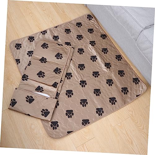  Dog Pee Pads 2pc Bibs Puppy Pads Dog Pee Pads Dog Pads Scrubable Dog Pad Brown Dog Supplies Training Puppy Pads