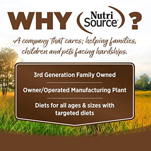  NutriSource Pure Vita Dog Food, Made With Chicken And Brown Rice, With Wholesome Grains, 25LB, Dry Dog Food