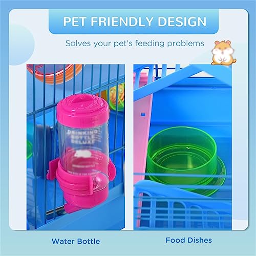  ACQUIRE 5 Tiers Hamster Cage Animal Travel Habitat With Accessories Included