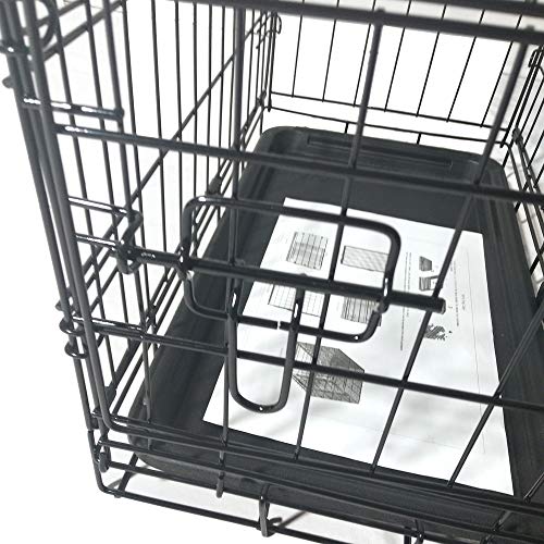  Candora. 20" Pet Kennel Cat Rabbit Folding Steel Crate Animal Playpen Wire Metal Cage