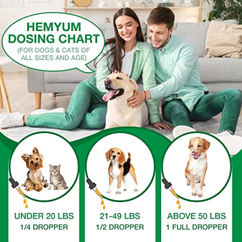  (3-Pack) Hemp Oil For Dogs And Cats, Max Strength Pets Hemp Drops - Anxiety Pain Support Pet Joint, Hip And Skin Health Supplement - Dog Cat Organic Hemp Oils, Non-GMO, Made In USA, Omega Fatty Acids