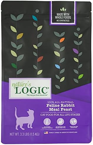  Nature'S Logic Feline Rabbit Meal Feast, 7.7Lb