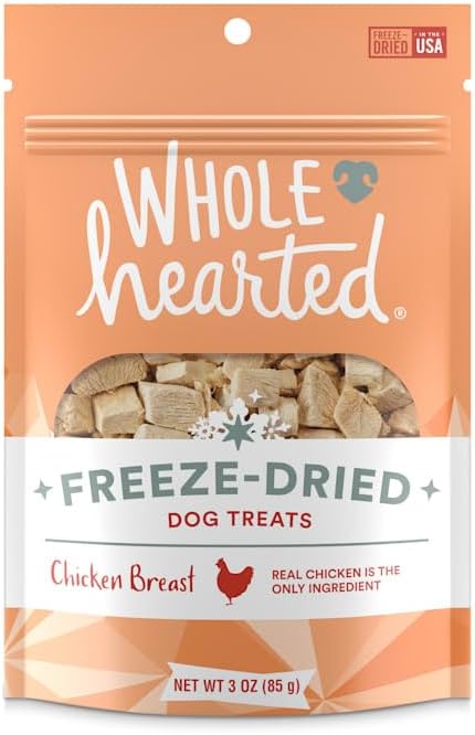  WholeHearted Chicken Breast Freeze-Dried Dog Treats, 3 Oz.