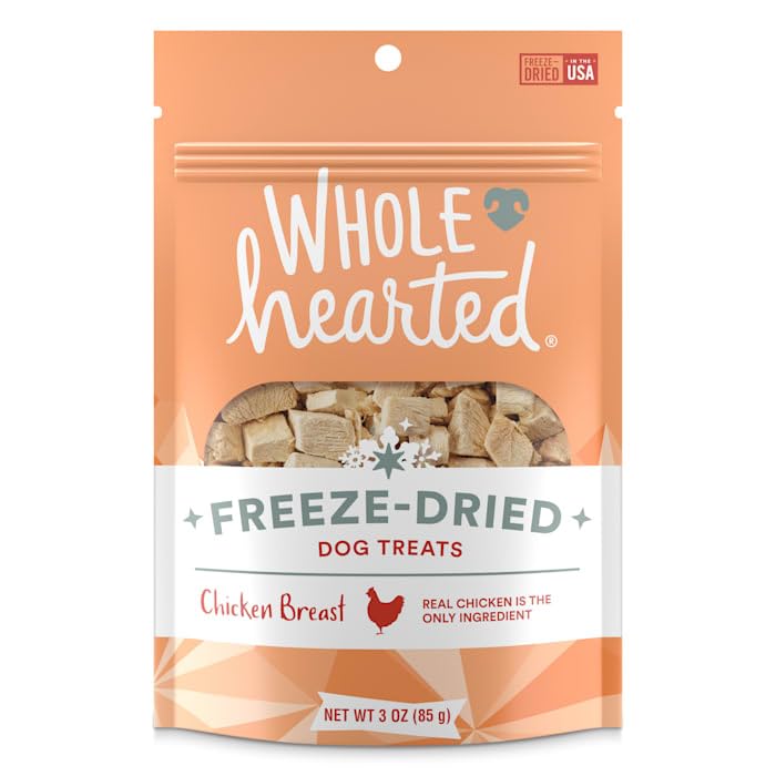  WholeHearted Chicken Breast Freeze-Dried Dog Treats, 3 Oz.