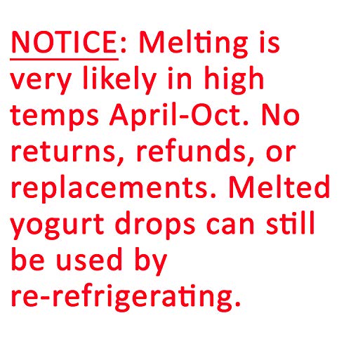 Yogurt Drops (3 Lb.) - All Natural Healthy Yogurt Treat - For Sugar Gliders, Prairie Dogs, Monkeys, Squirrels, Guinea Pigs, Rabbits, Chinchillas, Rats, Marmosets, Degus & Other Small Pets