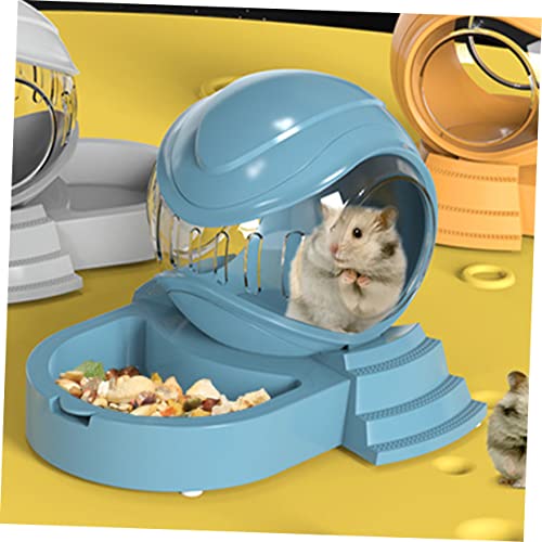  3pcs Hamster Feeder Playset Accessories Puppy Chow Dog Food Puppy Feeder Small Pet Feeding Station Guinea Pig Food Dispenser Rat Food Bowl Hamster Hideout Supply Chinchilla Hideout