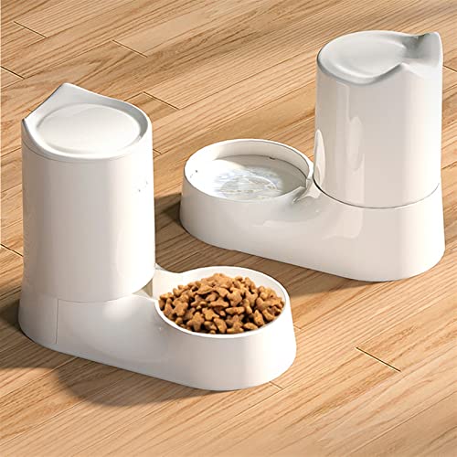  AYENCI Cat Automatic Water, Dog Cat Feeder Pet Bowl Automatic Water Dispenser For Pets Drinking Plastic Bottle Dog Feeding Drinking Water Bowl (Size : Feeder)