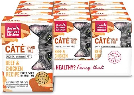  The Honest Kitchen Câté™ Grain Free Turkey Pâté Wet Cat Food, 5.5 Oz (Pack Of 12)