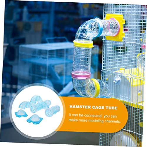  3 Sets Hamster Pipe Hamster Stuffed Animals Turtle Plushie Small Large Hamster Cage Hamster Pipe Plaything Hamster Hamster Adventure Pipe DIY External Pipes Hamster Man
